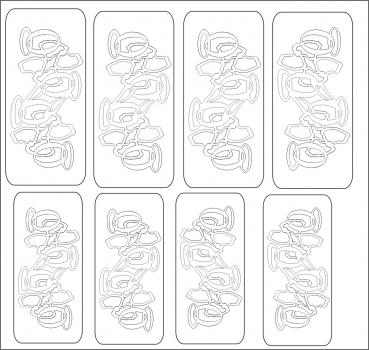 Preview: Airbrush Schablone New Style 2 XXL